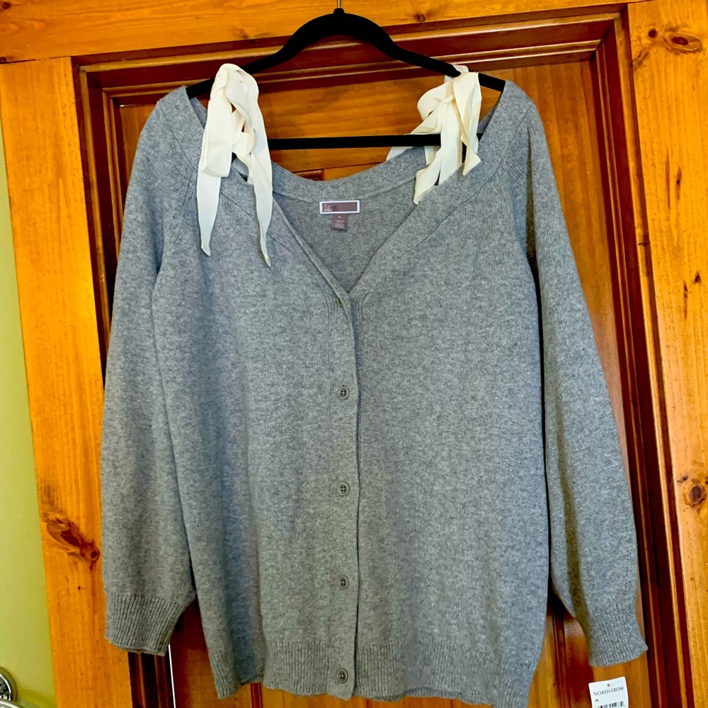 NWT cold shoulder cardigan